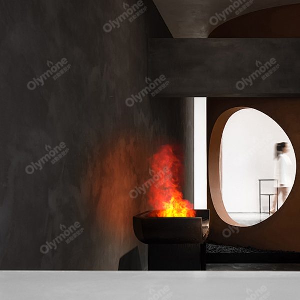 ROUND water vapor fireplace - Image 4