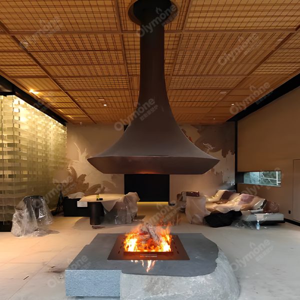 square water vapor fireplace - Image 2