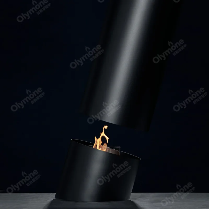 Floor-standing fireplace