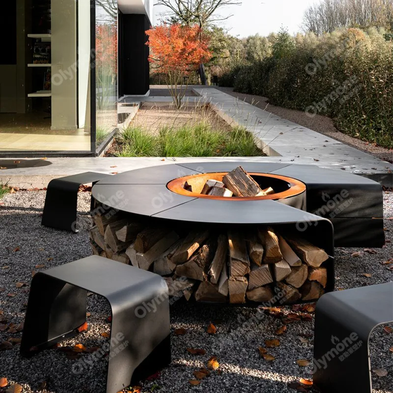 The Round Fire Pit able